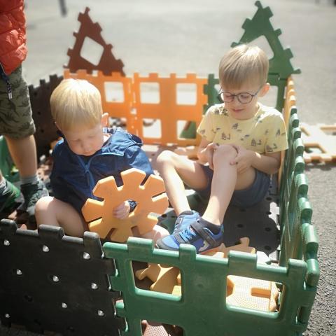 Bouwset polydron en octoplay